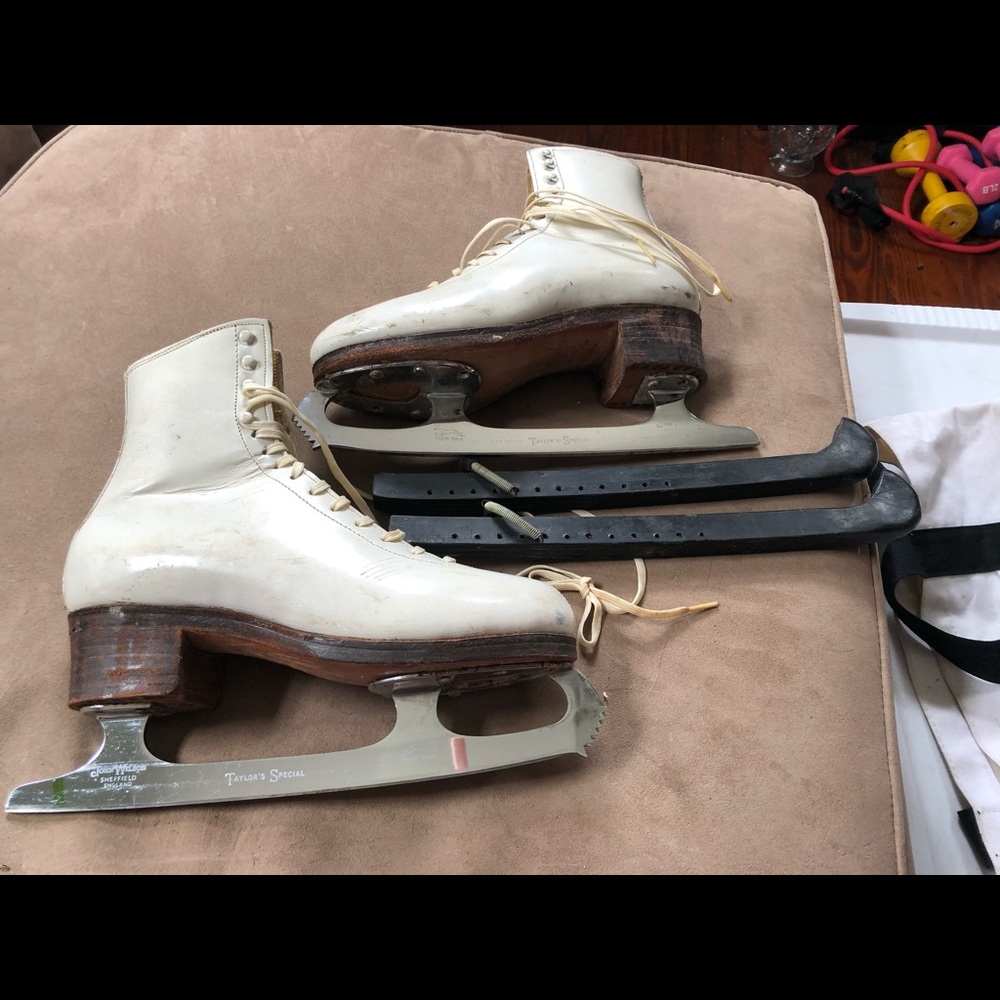 Harlick White figure skates